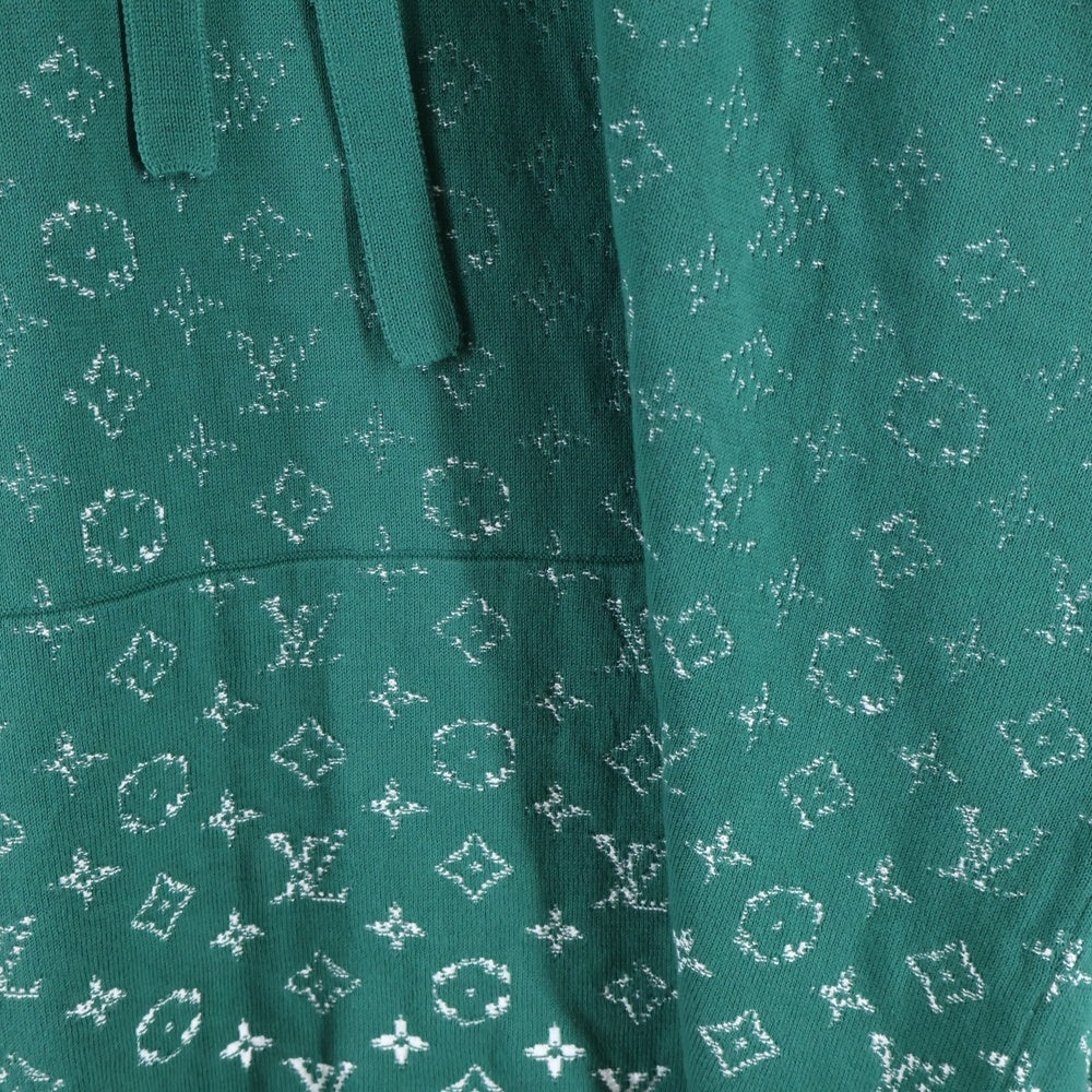 LOUIS VUITTON(ルイヴィトン) 23AW モノグラム グラディエントニットパーカー プルオーバーフーディー グリーン RM232Q USO HNN45W