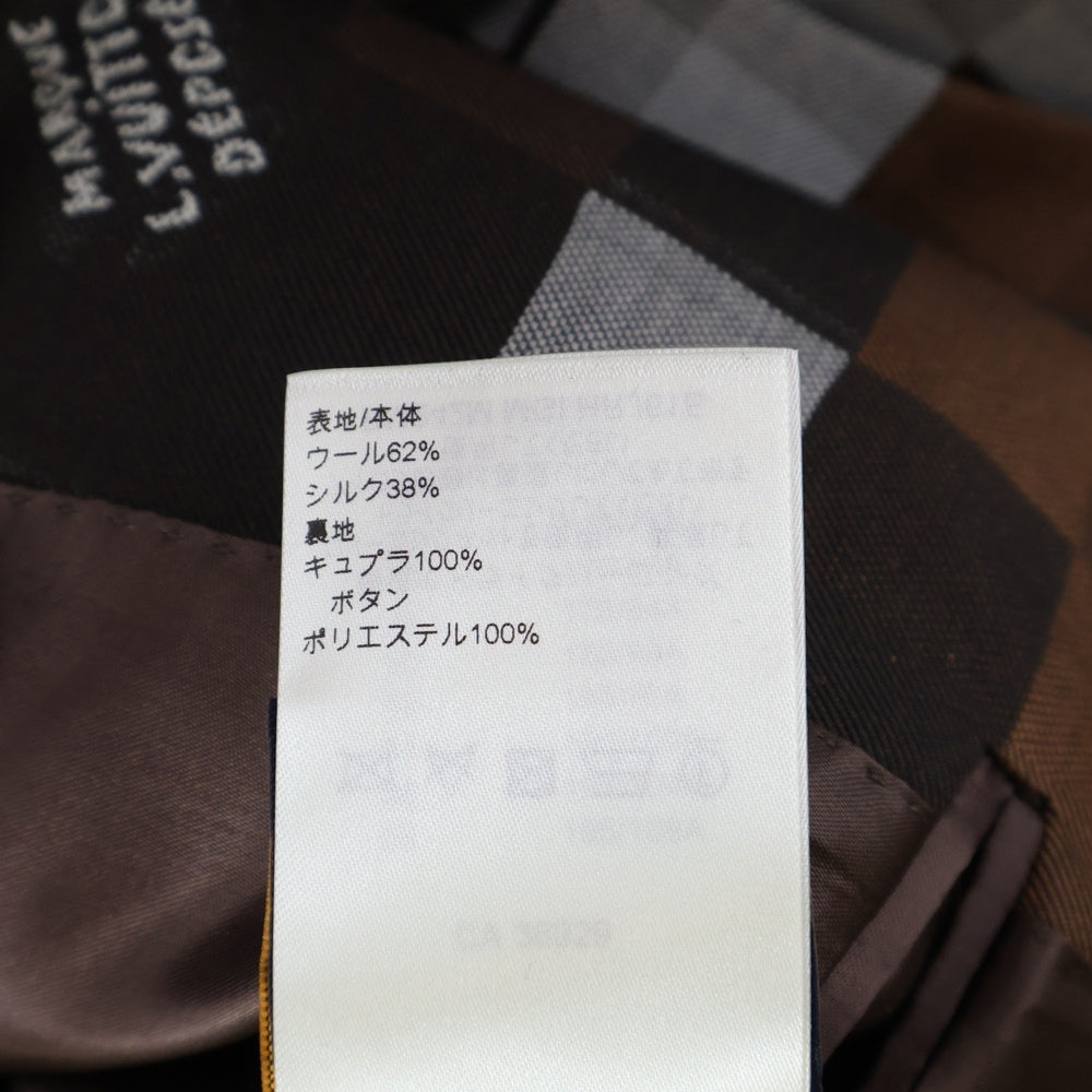 LOUIS VUITTON(ルイヴィトン) 24AW デジタルカモ 2Bテーラード ジャケット ブラウン RM242M MGI HRJ61E