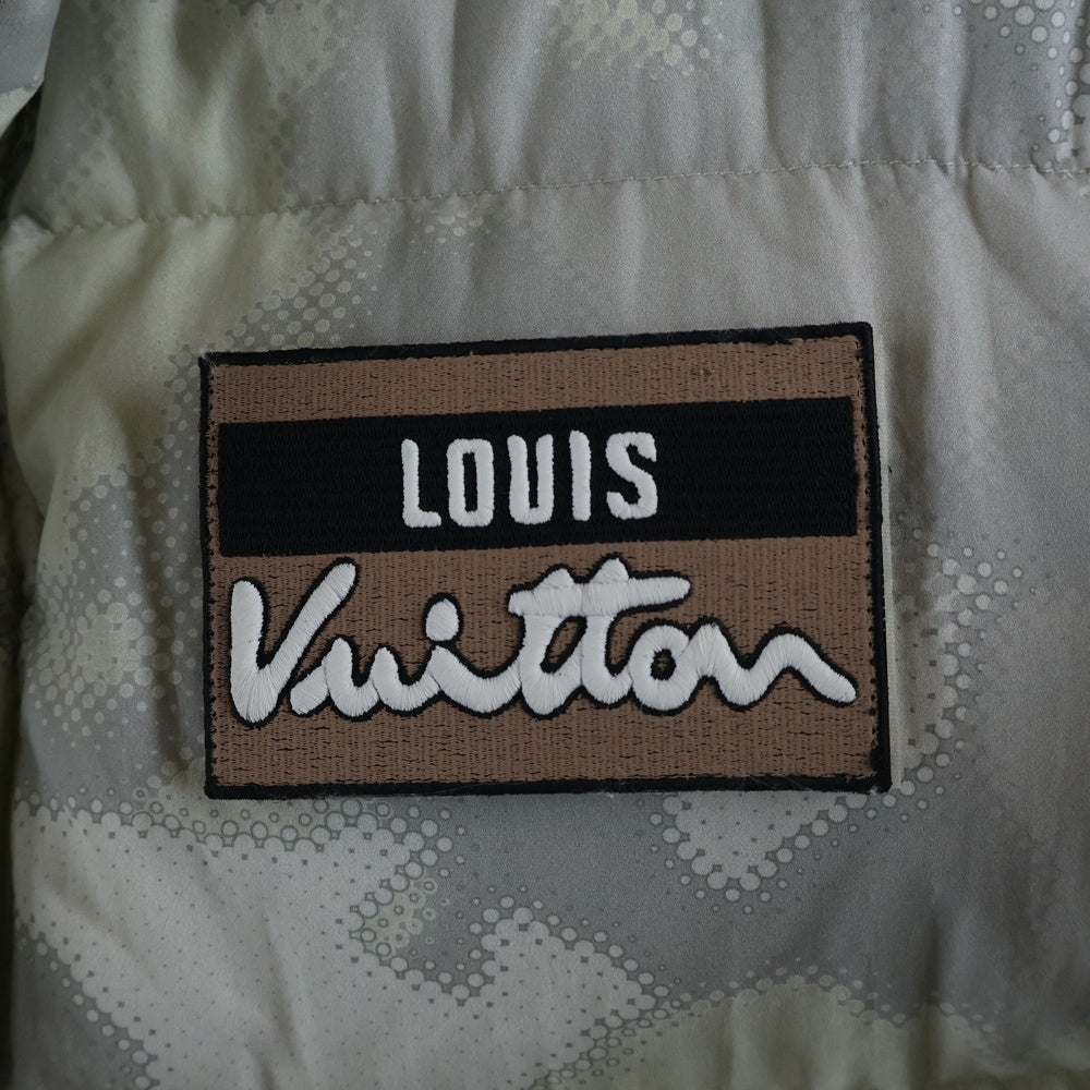 LOUIS VUITTON(ルイヴィトン) 24SS フェイクファーカモダウンジャケット RM241M FTN HQB08E ホワイト