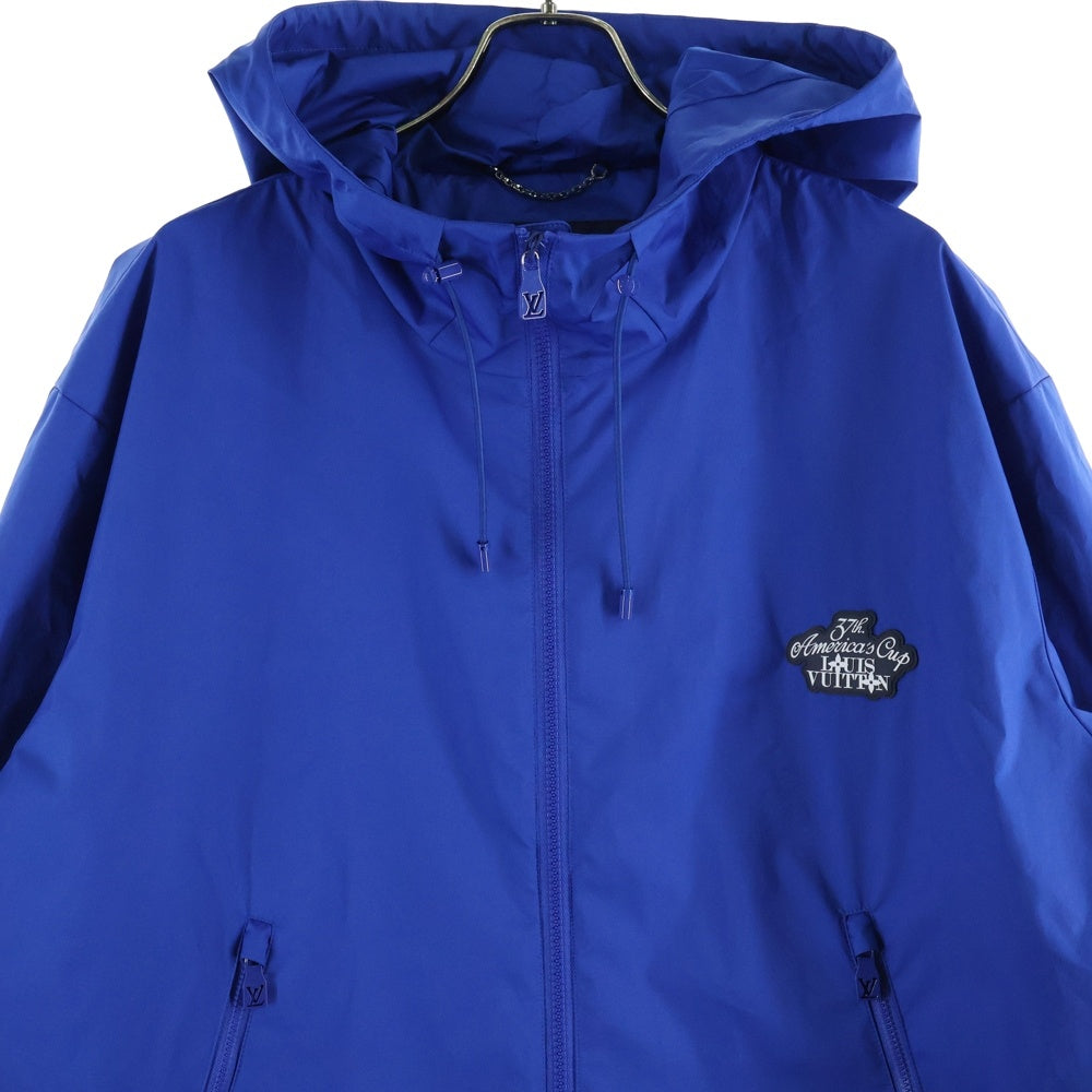 LOUIS VUITTON(ルイヴィトン) 24SS シグネチャー シェル フーディーパーカー ジャケット ブルー RM241M PS0 HQB12W
