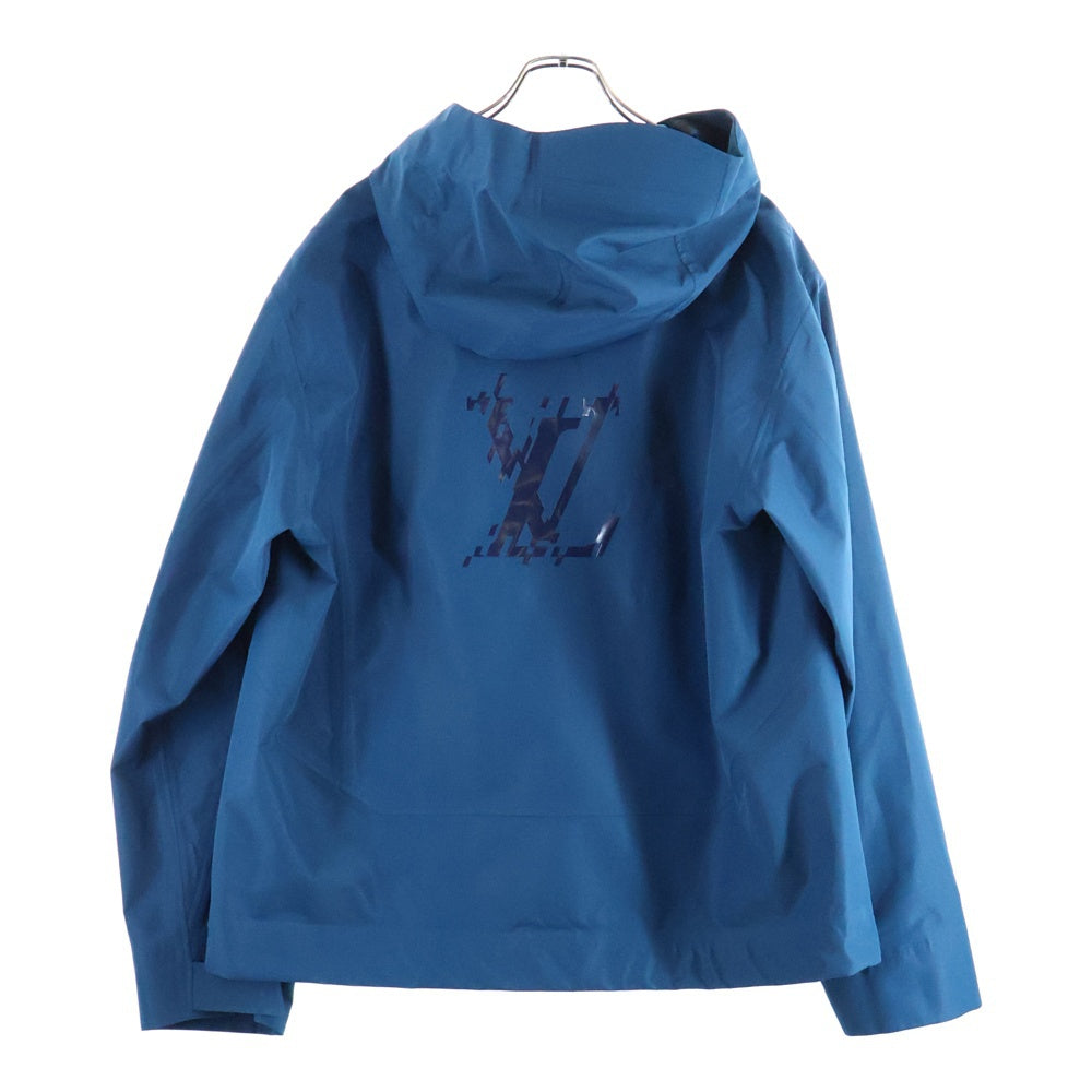 LOUIS VUITTON(ルイヴィトン) 24AW ナイロン テクニカル ウィンドウブレーカー ジップアップフーディージャケット ブルー RM242MH PHG HRB31W