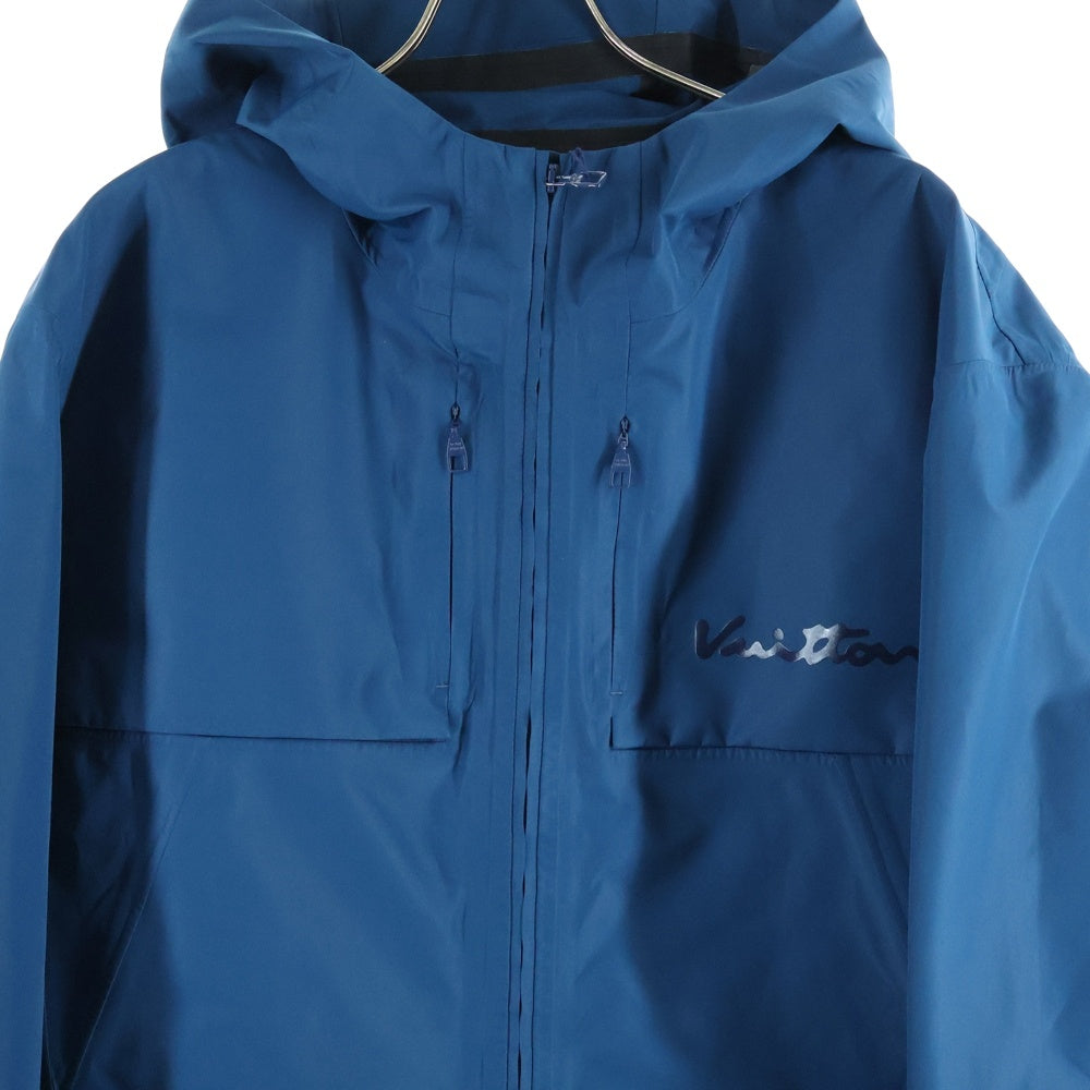 LOUIS VUITTON(ルイヴィトン) 24AW ナイロン テクニカル ウィンドウブレーカー ジップアップフーディージャケット ブルー RM242MH PHG HRB31W