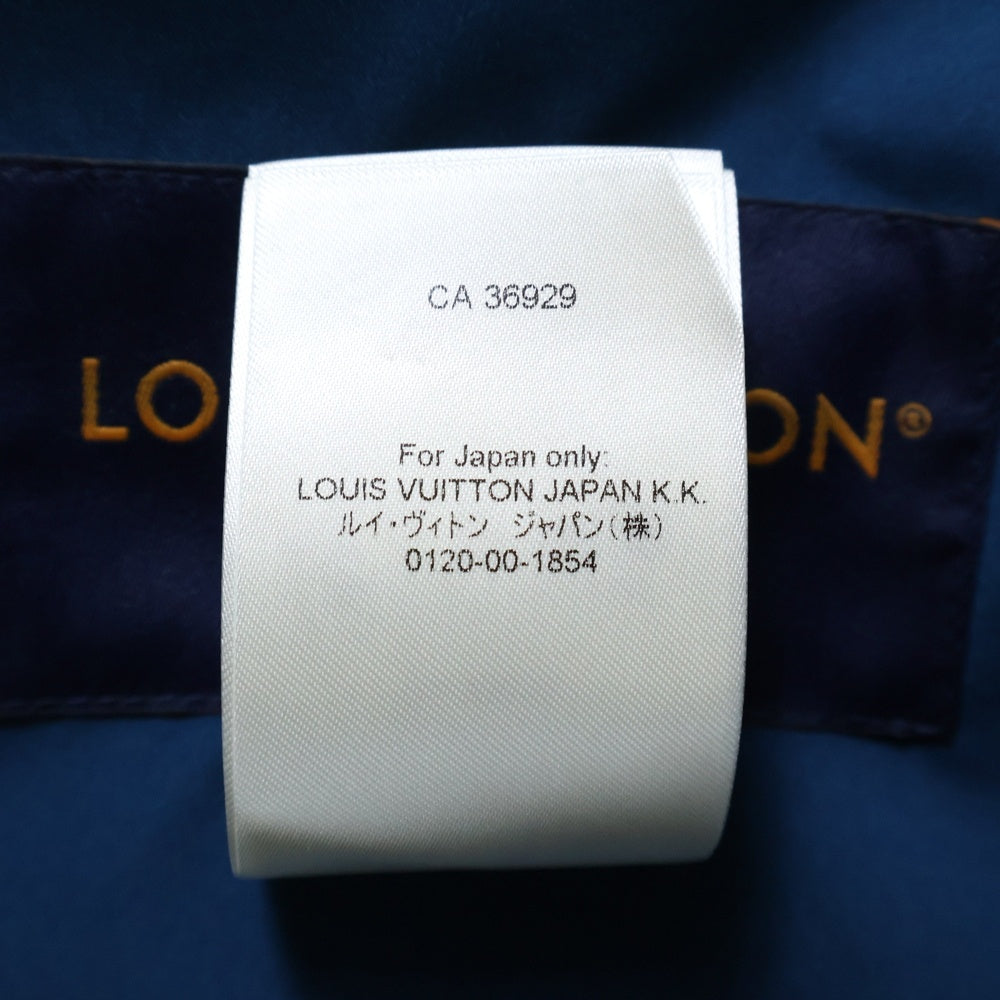 LOUIS VUITTON(ルイヴィトン) 24AW ナイロン テクニカル ウィンドウブレーカー ジップアップフーディージャケット ブルー RM242MH PHG HRB31W