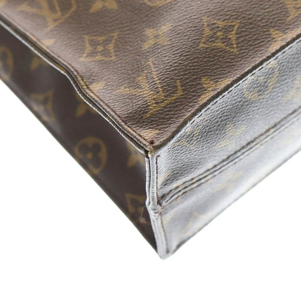 LOUIS VUITTON(ルイヴィトン) モノグラム サックプラ トートバッグ ハンドバッグ ブラウン ゴールド金具 レザー M51140