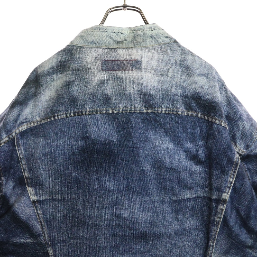 eYe COMME des GARCONS JUNYA WATANABE MAN(アイ コム デ ギャルソン ジュンヤ ワタナベ マン) 25SS ×BerBerjin ×Levi's 70505 インクジェットプリント デニムジャケット WO-J911-100-1-4