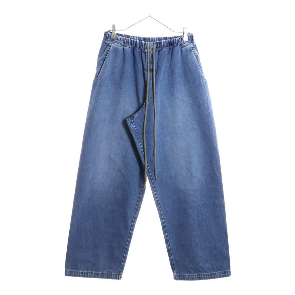 FEAR OF GOD ESSENTIALS(フィアオブゴッド エッセンシャルズ) Core Collection Denim Lounge Pant コアコレクション デニムラウンジパンツ ワイドトラウザー インディゴ