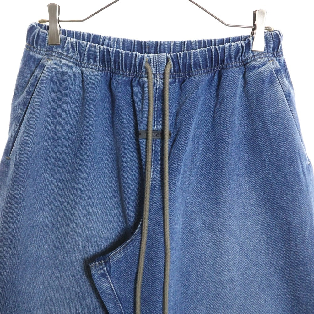 FEAR OF GOD ESSENTIALS(フィアオブゴッド エッセンシャルズ) Core Collection Denim Lounge Pant コアコレクション デニムラウンジパンツ ワイドトラウザー インディゴ