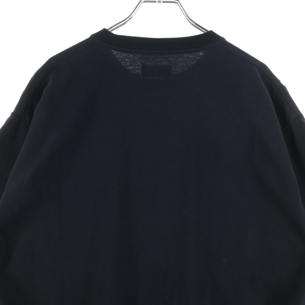 SATURDAYS SURF NYC(サタデイズサーフエヌワイシー) × FRAGMENT DESIGN フラグメントデザイン フロントプリント半袖Tシャツ カットソー ブラック BBM-55300-B