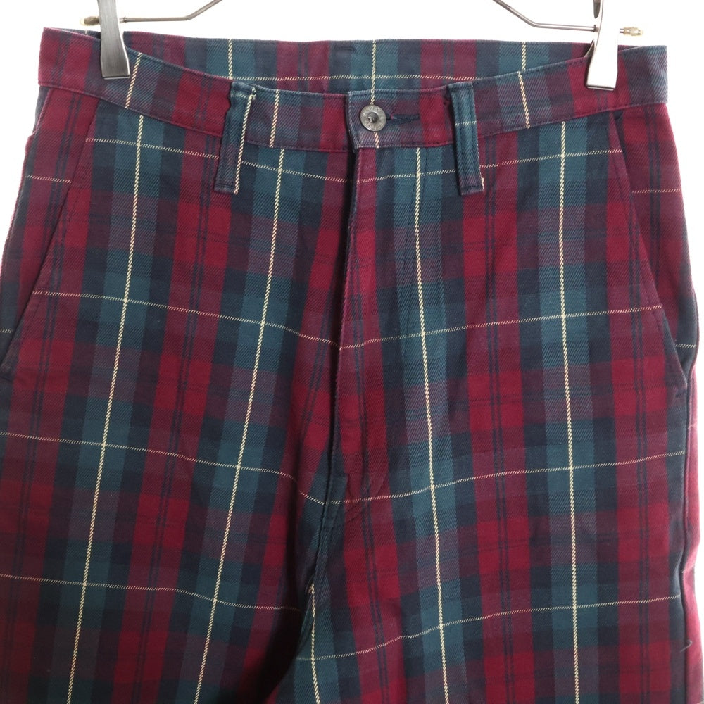 KAPITAL(キャピタル) 1ozタータンチェック ポートバギーパンツ マルチカラー K2309LP064