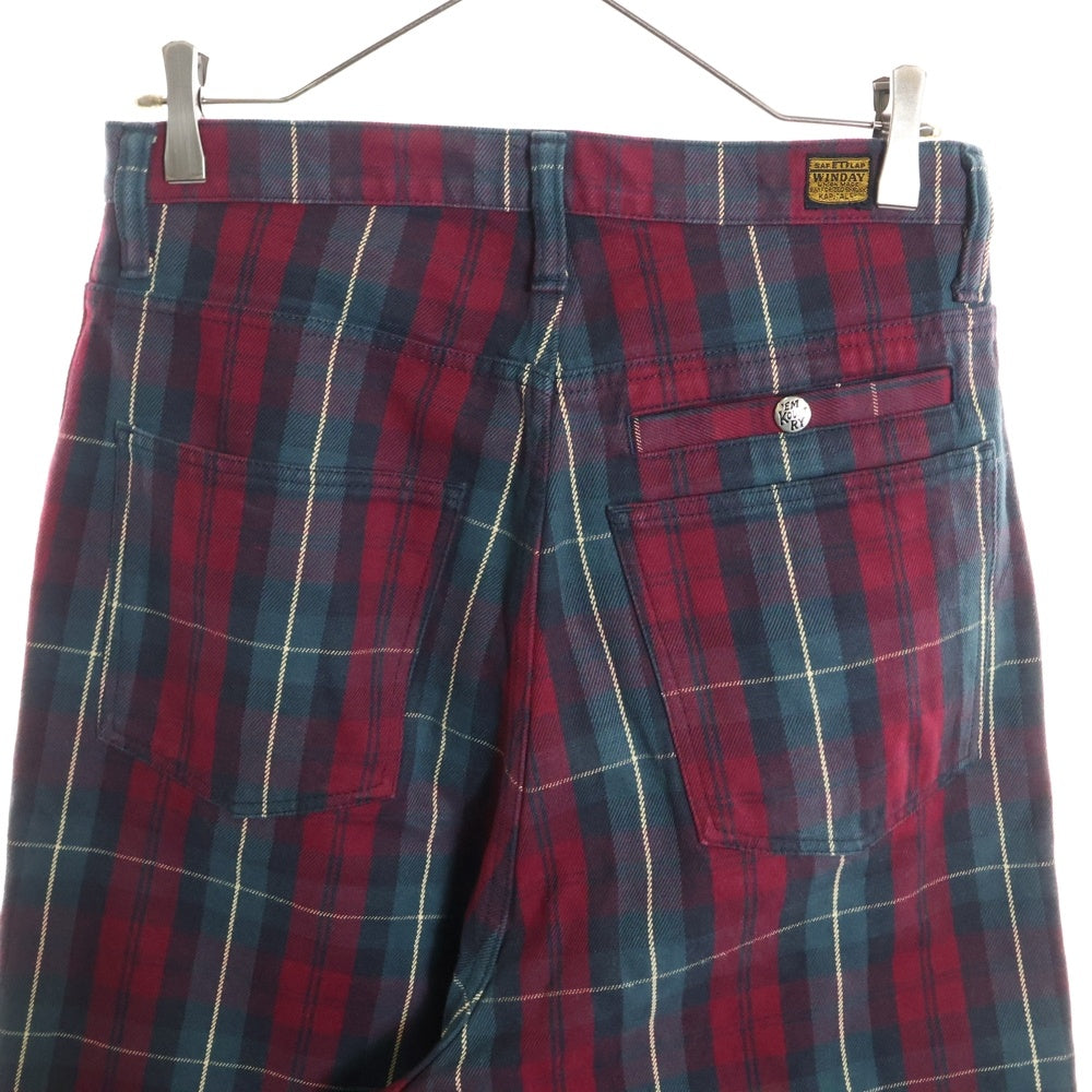 KAPITAL(キャピタル) 1ozタータンチェック ポートバギーパンツ マルチカラー K2309LP064