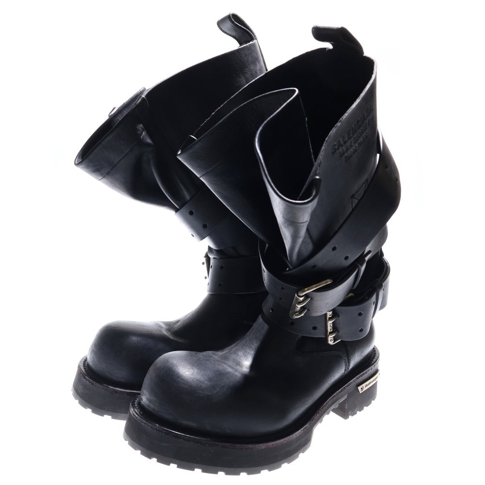 BALENCIAGA(バレンシアガ) VENOM HIGH BOOTS 833592WBEQ11000 ヴェノム ハイブーツ カーフスキン ブラック