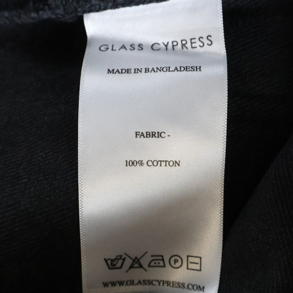 GLASS CYPRESS(グラスサイプレス) PEARLED BLACK DENIM パールドブラックデニム ダメージデニムパンツ ブラック