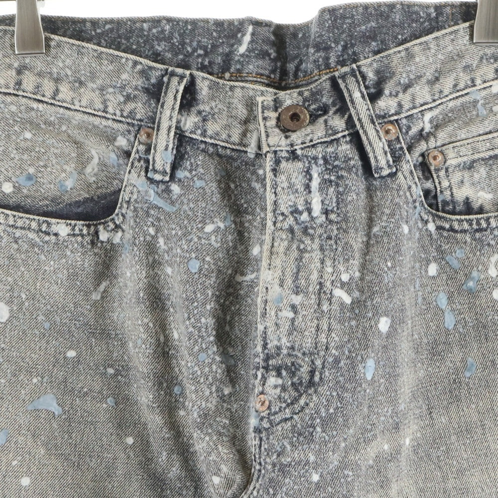 SUGARHILL(シュガーヒル) 24AW MOLDED DENIM TROUSERS STRAIGHT CUT モールド ストレートカットデニムパンツ ジーンズ グレー 2411300415