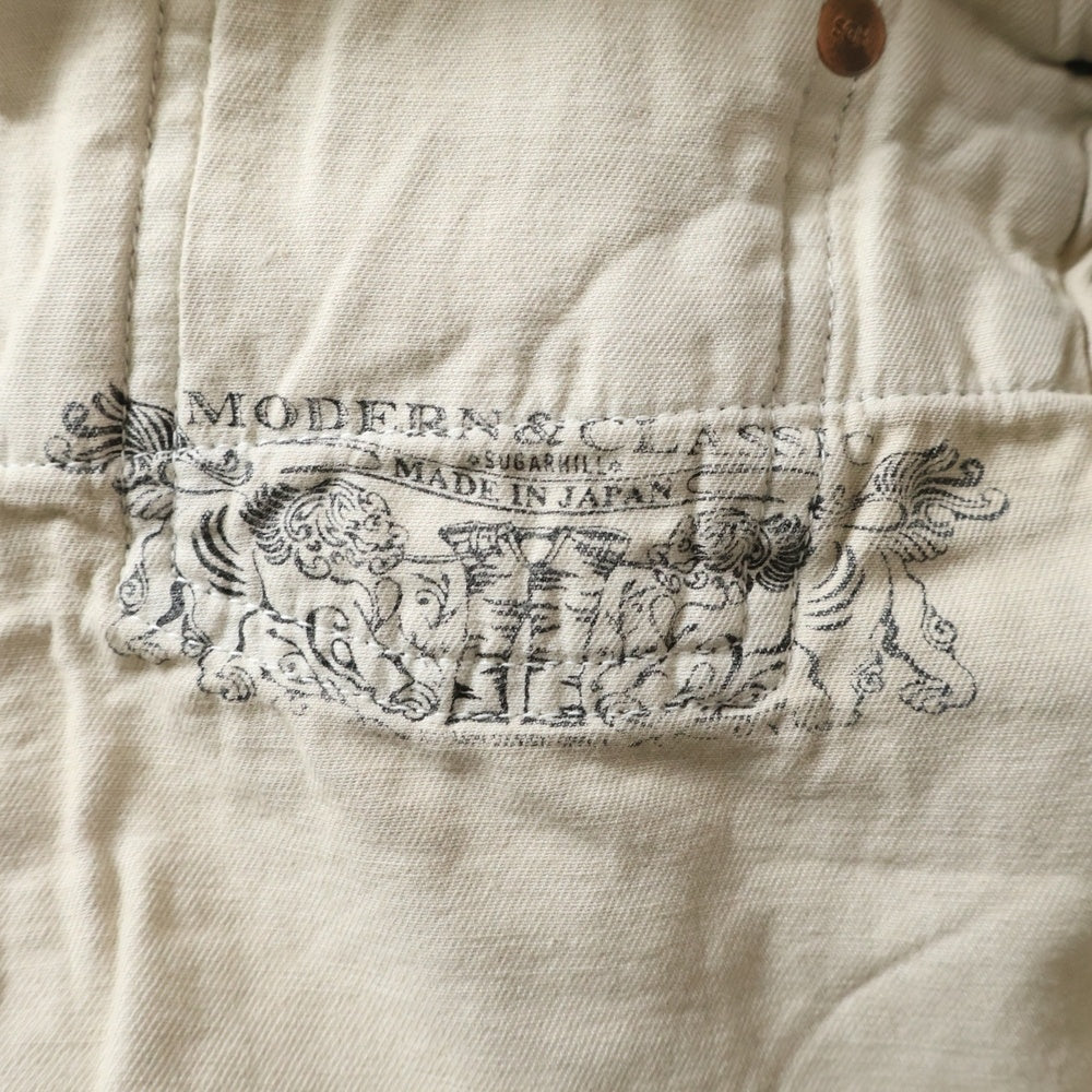 SUGARHILL(シュガーヒル) 24AW MOLDED DENIM TROUSERS STRAIGHT CUT モールド ストレートカットデニムパンツ ジーンズ グレー 2411300415