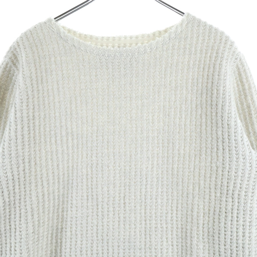 ESTNATION(エストネーション) リブ編み ニット セーター ホワイト 62-200-12-100030