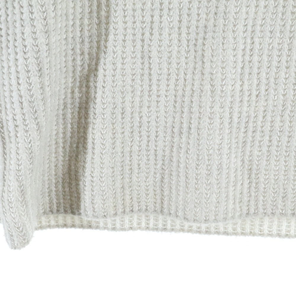 ESTNATION(エストネーション) リブ編み ニット セーター ホワイト 62-200-12-100030