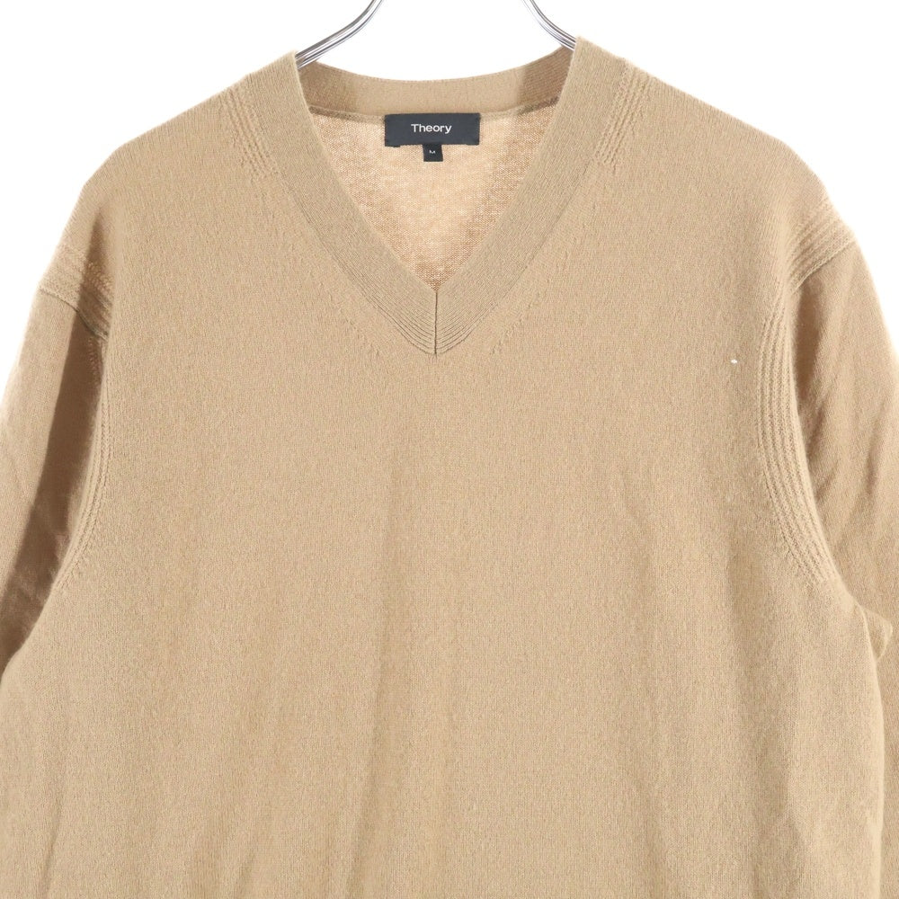 theory(セオリー) カシミヤ Vネックセーター ブラウン 09-8301700-325-904