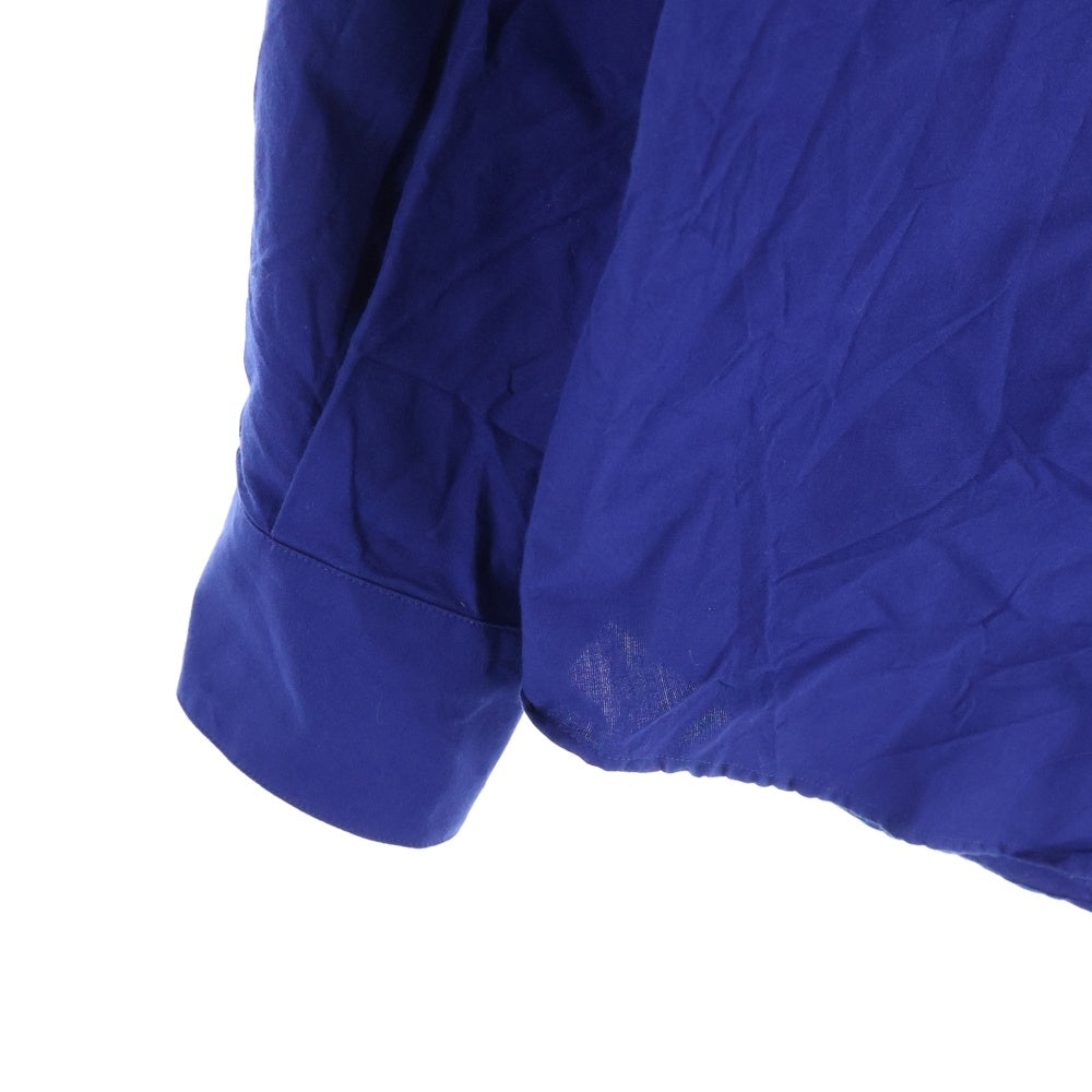 LOEWE(ロエベ) バックアナグラムロゴ フーデッドオーバー長袖シャツ ブルー H526Y05WBB