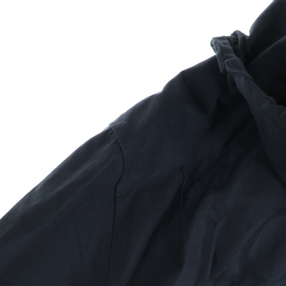 LOEWE(ロエベ) バックアナグラムロゴ フーデッドオーバー長袖シャツ ブルー H526Y05WBB