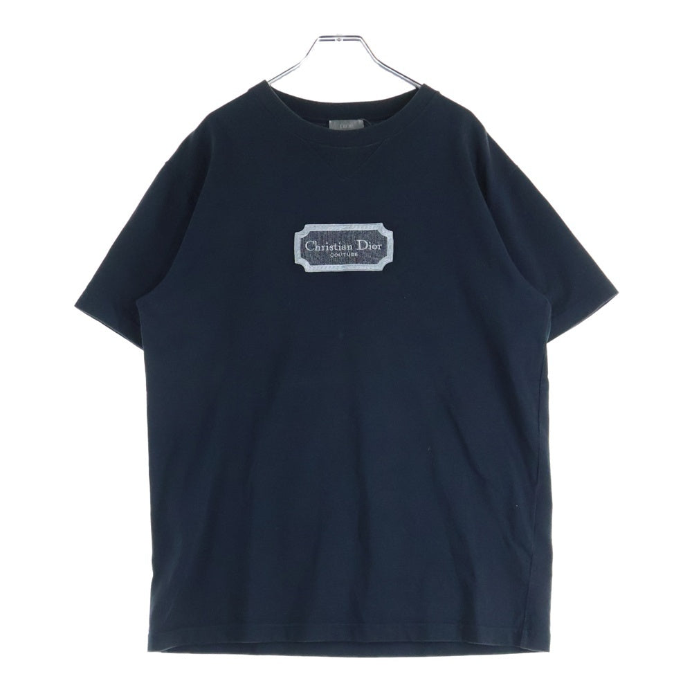 DIOR(ディオール) 22AW ロゴエンブロイダリー クルーネック半袖Tシャツ カットソー グレー 243J685B0554