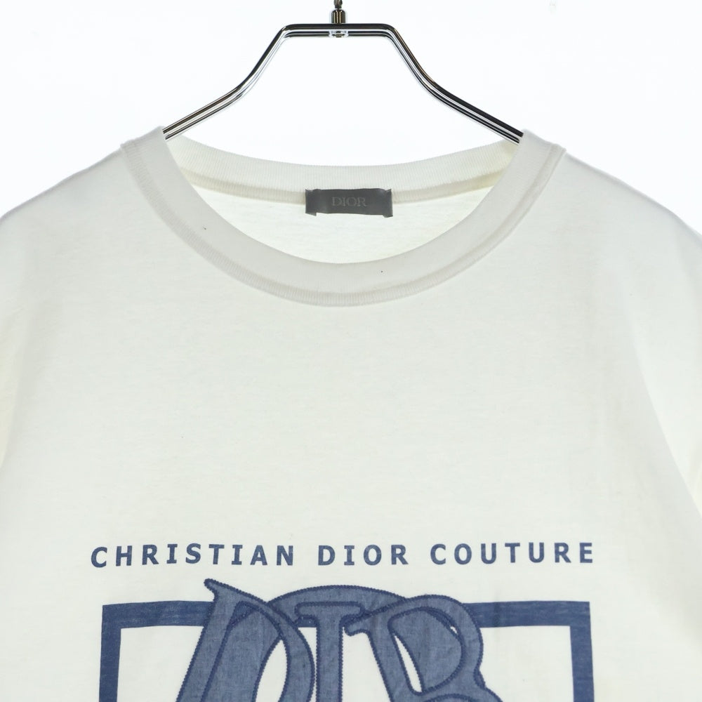 DIOR(ディオール) 24SS チャームロゴ 半袖Tシャツ カットソー ホワイト