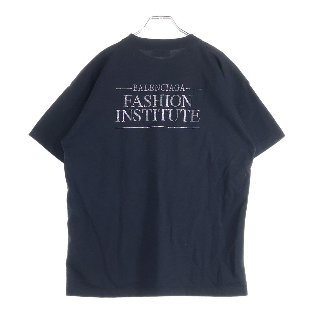 BALENCIAGA(バレンシアガ) FASHION INSTITUTE クリスタルロゴ 半袖T BALENCIAGA(バレンシアガ) FASHION INSTITUTE クリスタルロゴ 半袖T
