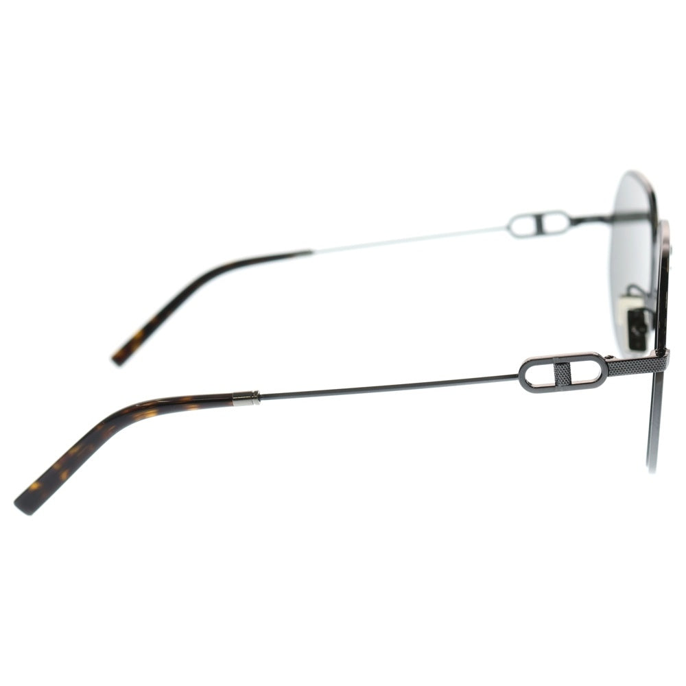 DIOR(ディオール) CD Link A1U オブリーク総柄レンズ ラウンドサングラス ブラック