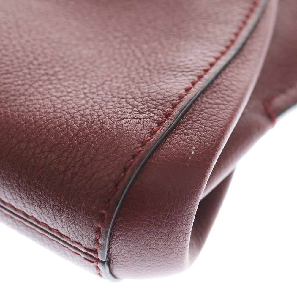 Cartier(カルティエ) Cドゥカルティエ 小物入れ レザーポーチ レッド