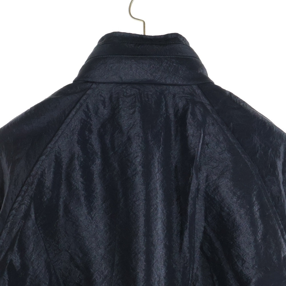 SAINT LAURENT PARIS(サンローランパリ) 22SS エンブロイダリーロゴ サイドライン ナイロントラックジャケット ブラック 684942 Y2E80