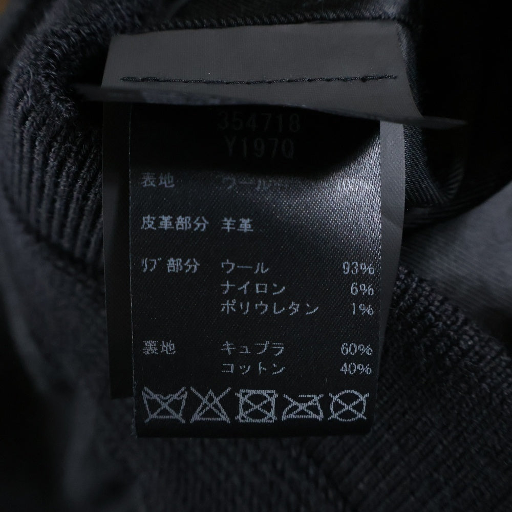 SAINT LAURENT PARIS テディジャケット ブラック 34 SAINT LAURENT テディジャケット