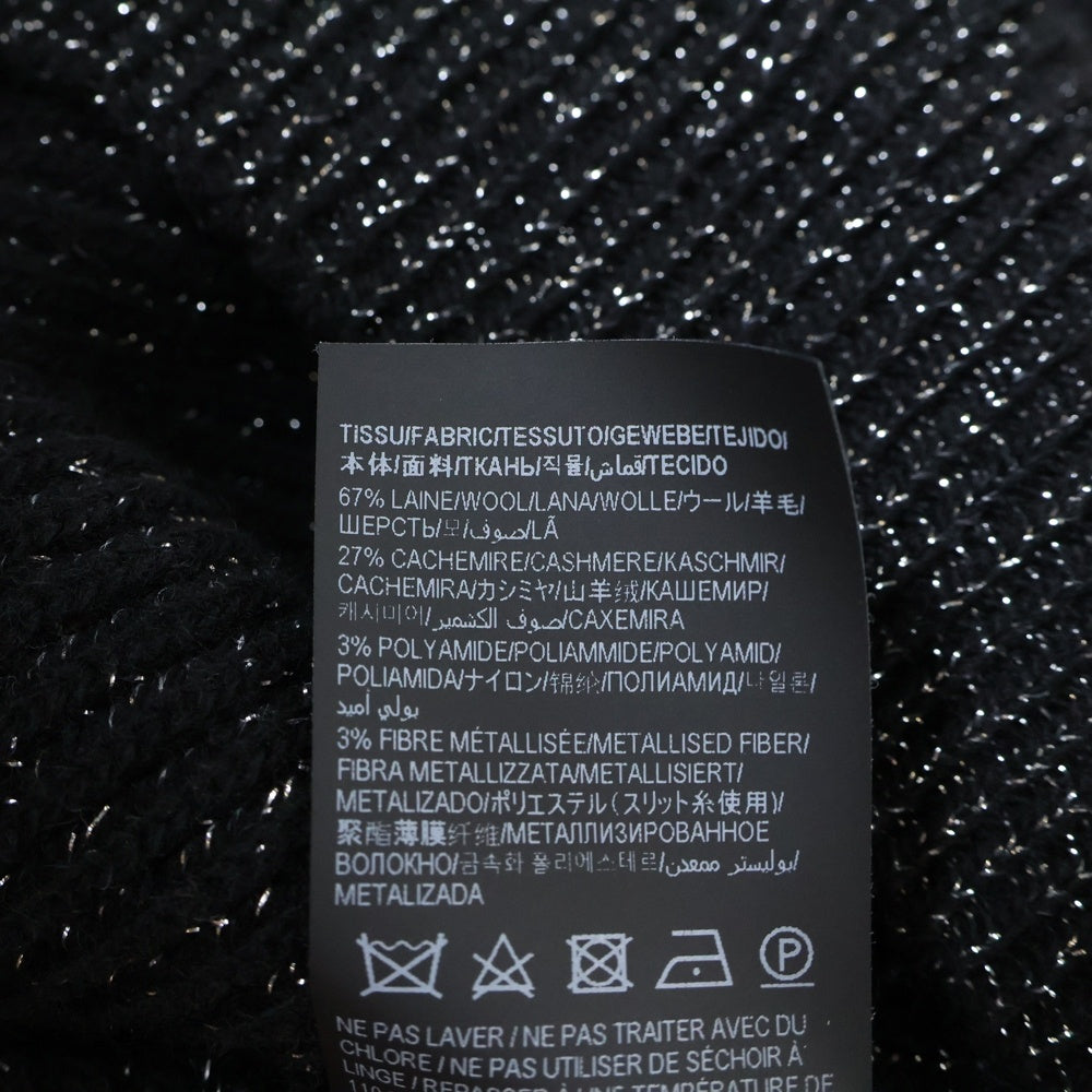 SAINT LAURENT PARIS(サンローランパリ) ラメ入り リブ編み クルー