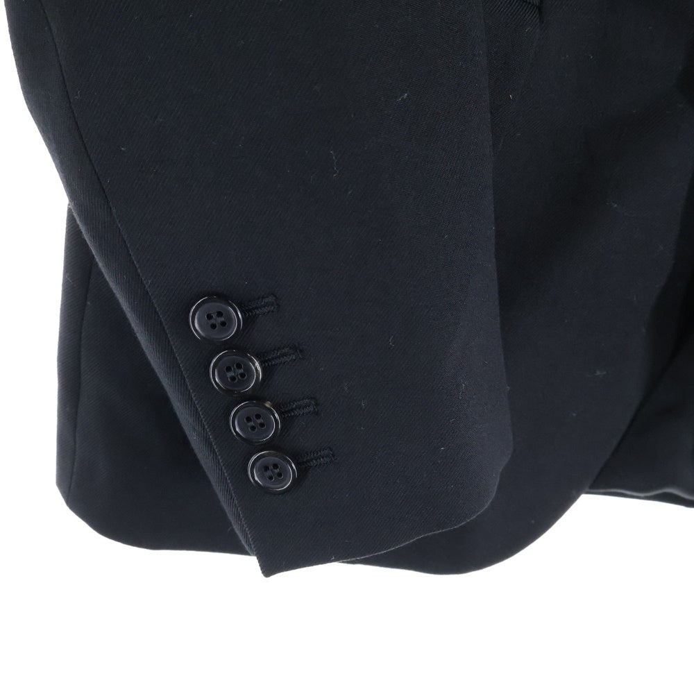 美品✨ SAINT LAURENT テーラードジャケット　ブラック　44 SAINT LAURENT PARIS（サンローランパリ）テーラードジャケット 黒