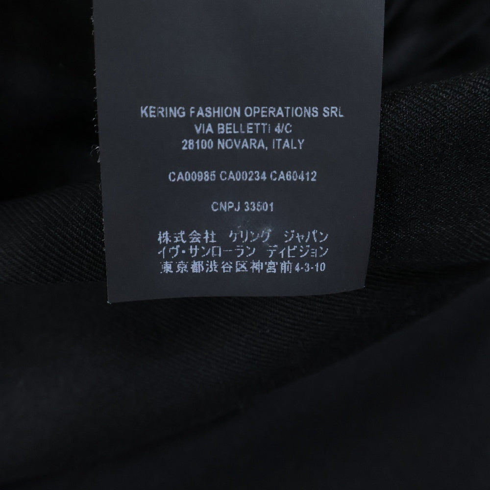 SAINT LAURENT PARIS(サンローランパリ) 2B シングルテーラードジャケット ブラック 507472 Y404W