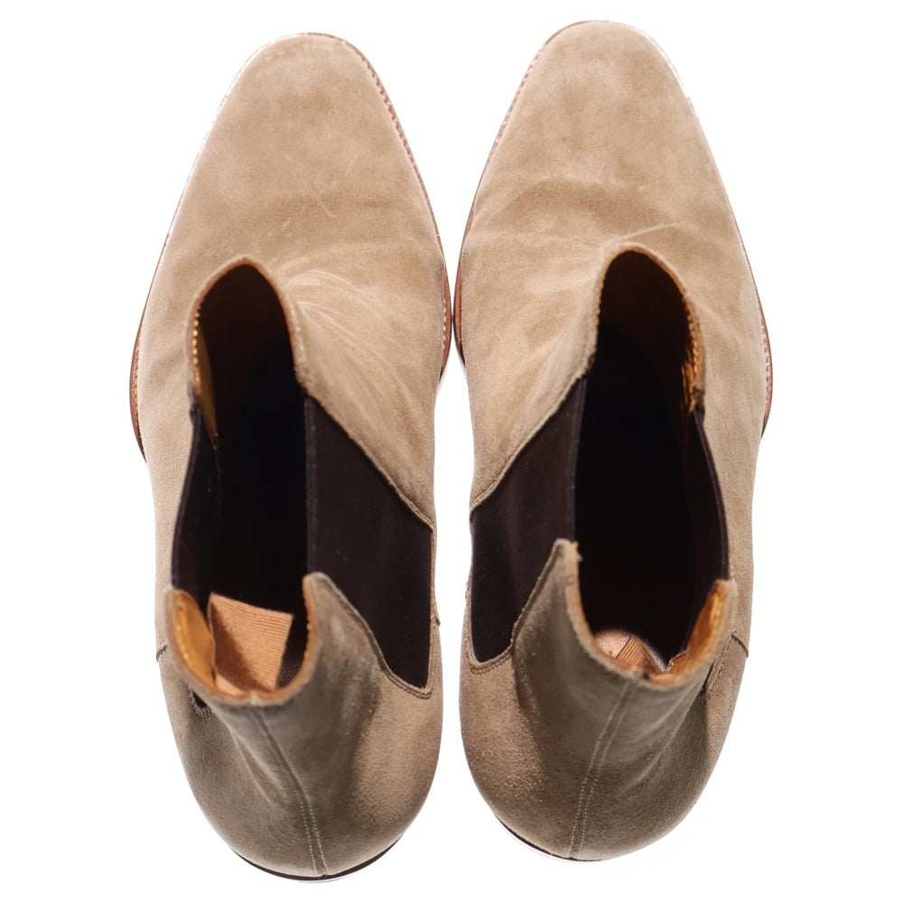 SAINT LAURENT PARIS(サンローランパリ) スエード サイドゴア レザーブーツ ベージュ 443208