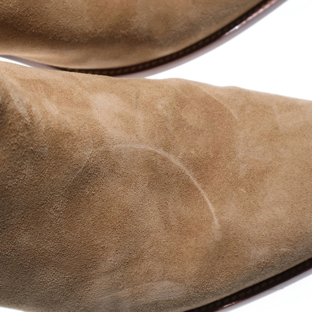 SAINT LAURENT PARIS(サンローランパリ) スエード サイドゴア レザーブーツ ベージュ 443208