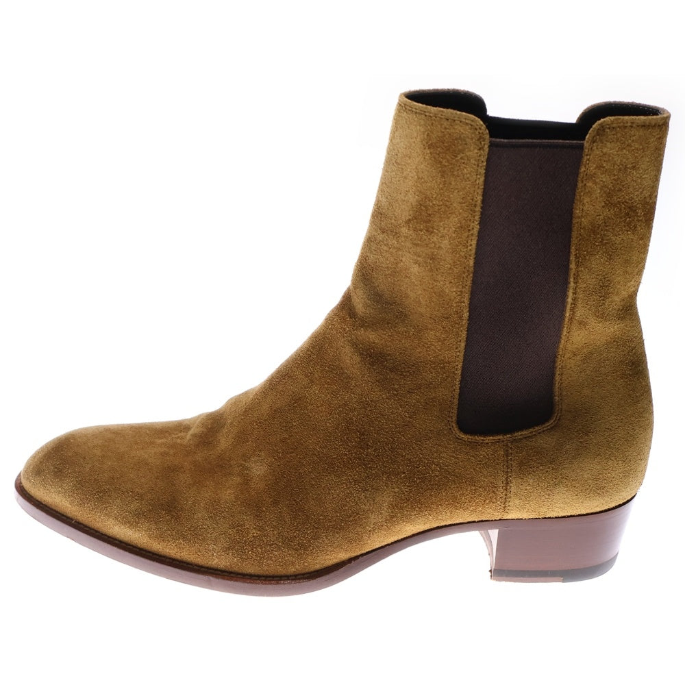 SAINT LAURENT PARIS(サンローランパリ) WYATT CHELSEA BOOT サイドチェルシーゴアブーツ シューズ ブラウン 634194