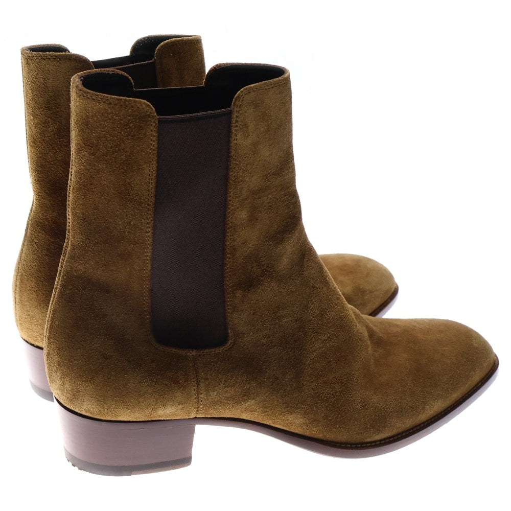 SAINT LAURENT PARIS(サンローランパリ) WYATT CHELSEA BOOT サイドチェルシーゴアブーツ シューズ ブラウン 634194