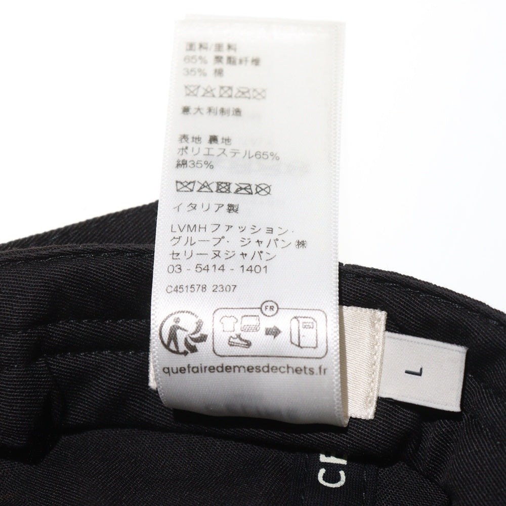 CELINE(セリーヌ) ベースボールキャップ 帽子 ブラック 2AUA1242N 38NO