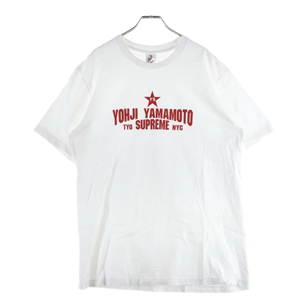 SUPREME(シュプリーム) 25AW ×Y's by Yohji Yamamoto Star Tee ワイズ ヨウジヤマモト スター フロントプリント 半袖Tシャツ カットソー ホワイト