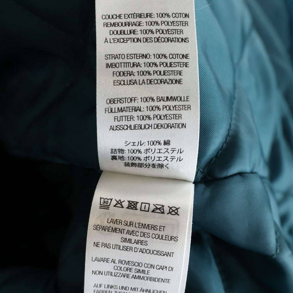 SUPREME(シュプリーム) 25AW Quilted Lined Hooded Velvet Shirt キルティング ラインド フーディー ベルベット シャツ ジャケット ブルー