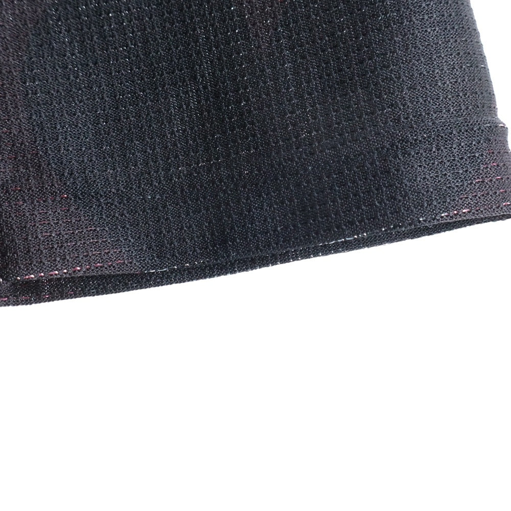 doublet(ダブレット) 25AW HEART PRINT SPARKLING L/S T-SHIRT ハート プリント スパークリング 長袖シャツ ジャージ ブラック/ピンク 25AW60CS418