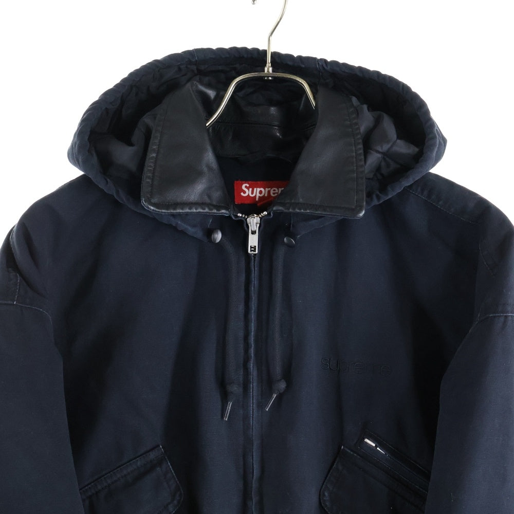 SUPREME(シュプリーム) 24AW Leather Collar Utility Jacket レザー