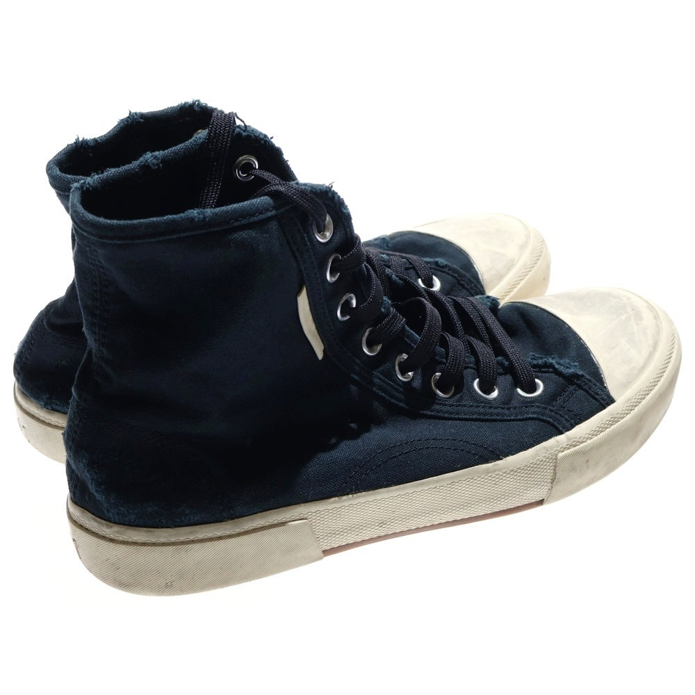 BALENCIAGA(バレンシアガ) Paris High Top Sneaker パリス ダメージ加工 ハイカットスニーカー ブラック 688756