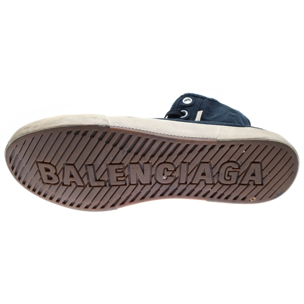 BALENCIAGA(バレンシアガ) Paris High Top Sneaker パリス ダメージ加工 ハイカットスニーカー ブラック 688756