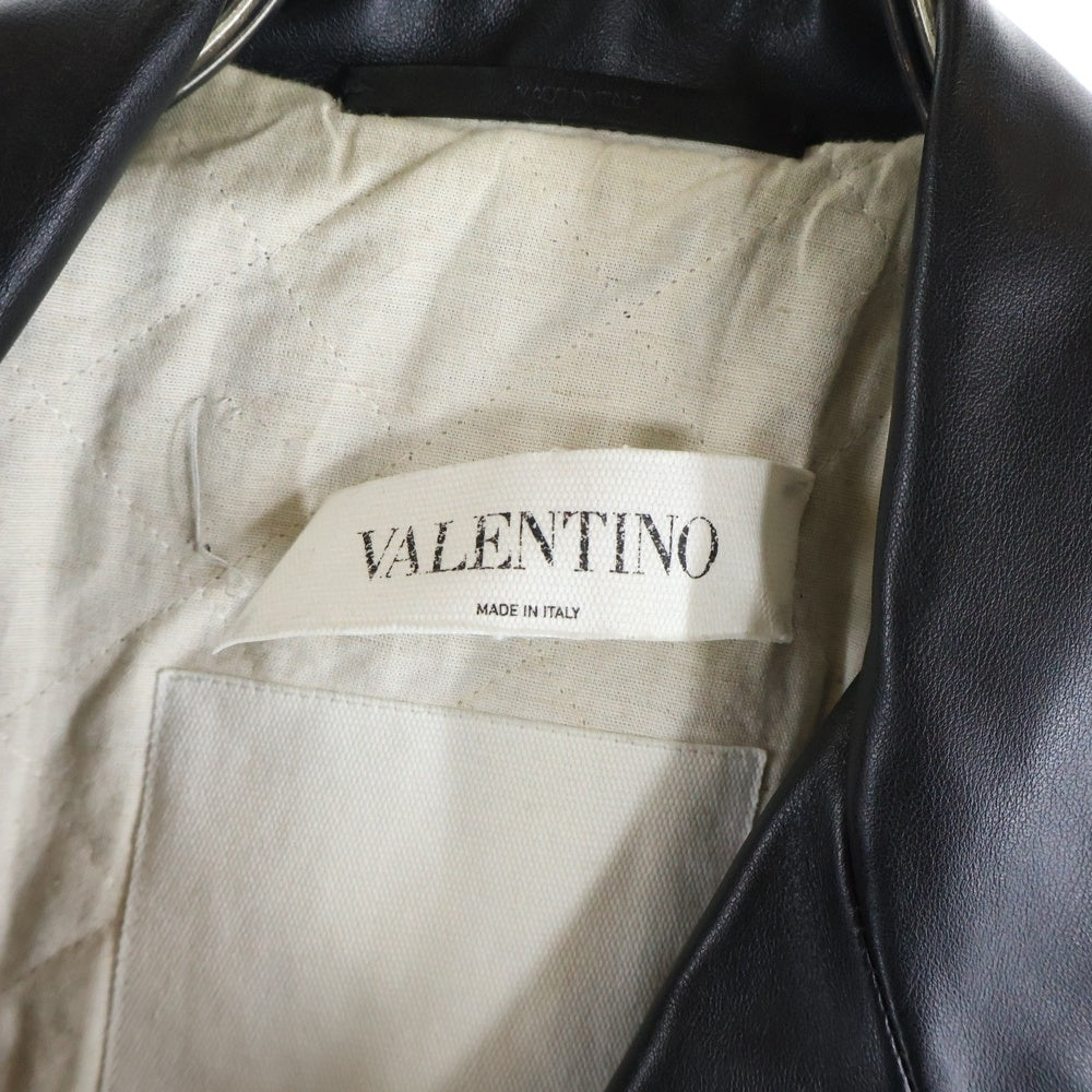 valentino ブラックレザージャケット valentino ブラックレザージャケット VALENTINO - ヴァレンチノ ロック