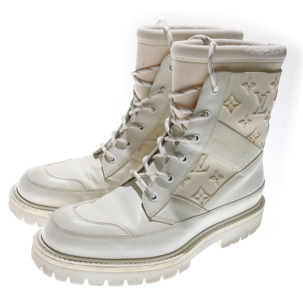 LOUIS VUITTON(ルイヴィトン) 20SS ランドスケープ ライン モノグラム ブーツ ホワイト