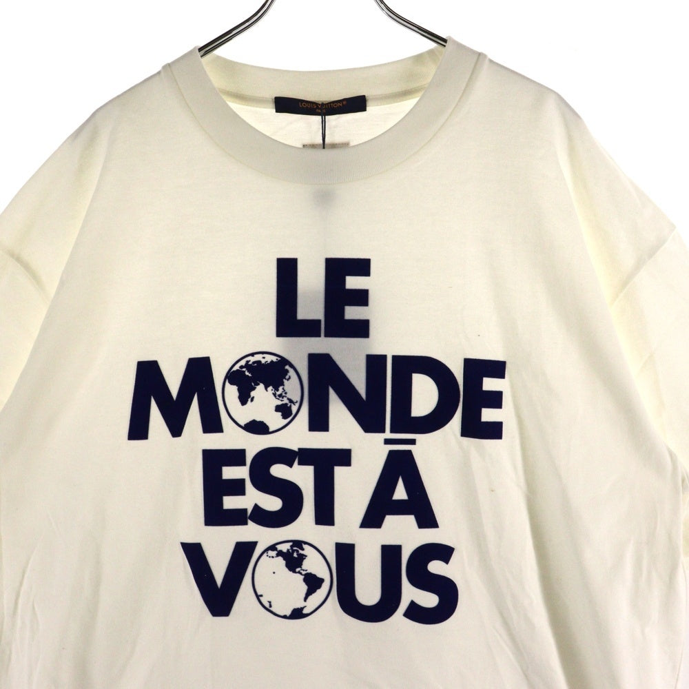 ルイヴィトン　ユニークグラフィック Tシャツ Lサイズ LOUIS VUITTON(ルイヴィトン) 25SS フロント グラフィック 半袖Tシャツ