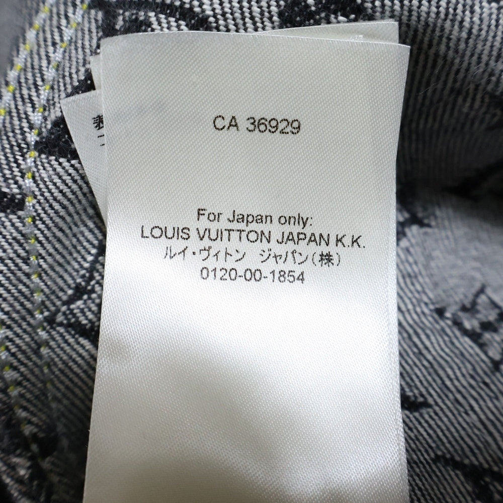 LOUIS VUITTON(ルイヴィトン) 22SS×NIGO MONOGRAM CRAZY DENIM JACKET モノグラム クレイジー ワークウエアデニムジャケット インディゴ RM221M UZD HMA20E