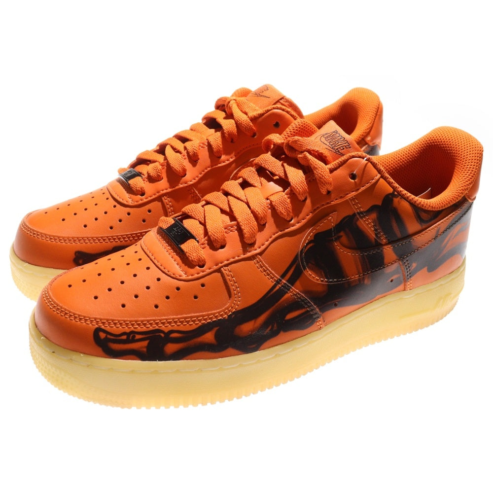 NIKE(ナイキ) AIR FORCE1 07 SKELTON QS エアフォース1 ローカットスニーカー スケルトン オレンジ US8/26cm CU8067-800