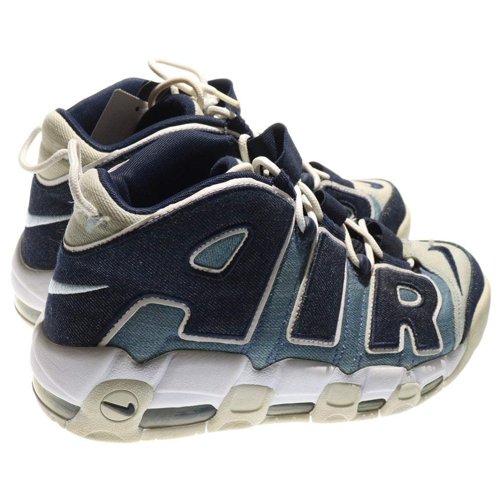 NIKE(ナイキ) AIR MORE UPTEMPO 96 DENIM エアモアアップテンポ デニム ローカットスニーカー インディゴ US8/26cm CJ6125-100